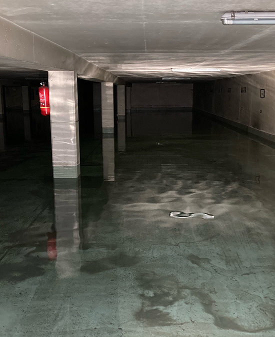 pompage d'eau claire dans parking souterrain par Ovalis