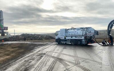 Pompage eaux pluviales stagnantes et débouchage de canalisation